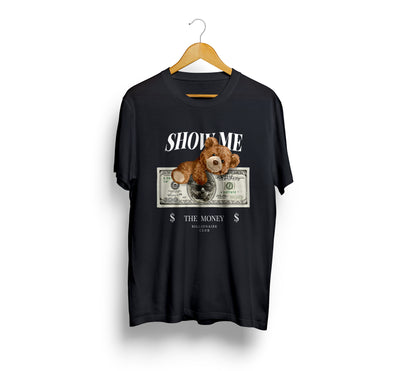 Show Me Money Back Print T-Shirt
